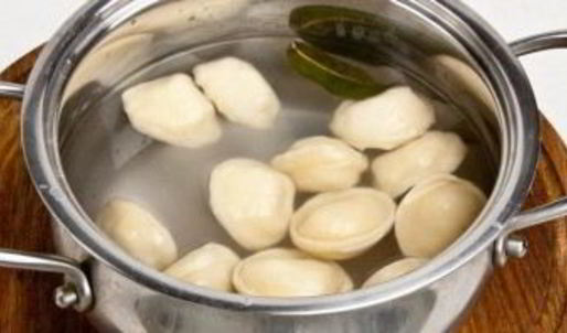 вареники с редькой