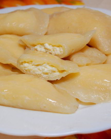 Рецепт вареников с творогом на заварном тесте