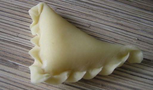 вареники с творогом, запеченные в сливках