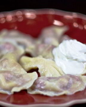 Вареники с вишней