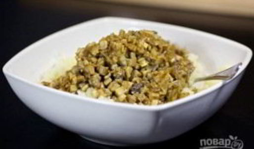 вареники с жареными грибами