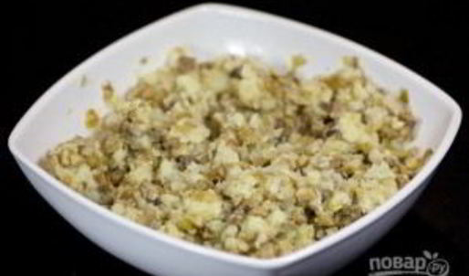 вареники с жареными грибами