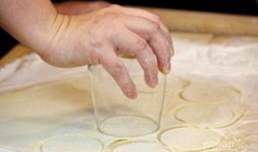 вареники с жареными грибами