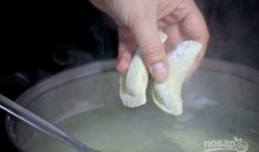 вареники с жареными грибами