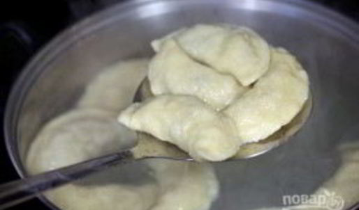 вареники с жареными грибами