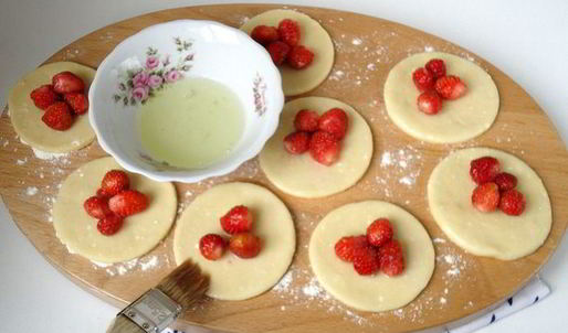 вареники творожные с ванильно-тимьяновым соусом