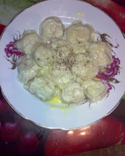 Рецепт заварных пельмешков с куриным мясом