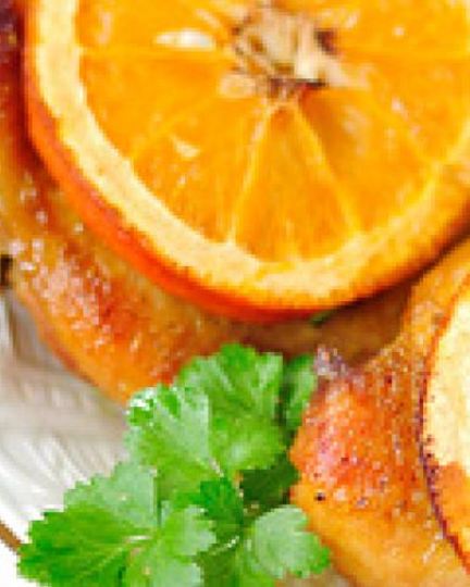 Рецепт пряного жаркого из курицы с апельсином