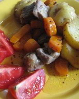 Сухое жаркое с травами