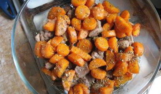 сухое жаркое с травами