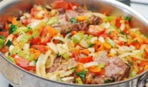 жаркое из баранины с овощами