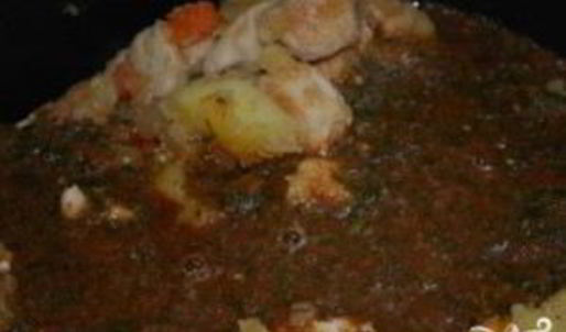 жаркое из индейки в мультиварке