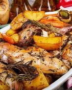 Жаркое из кролика из овощами