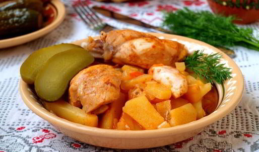 жаркое из кролика в казане