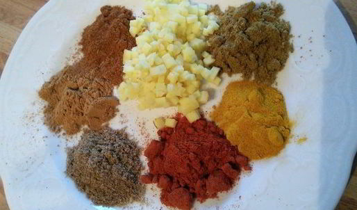 жаркое из курицы с айвой