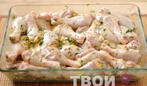 жаркое из курицы с горчицей, лимоном и розмарином