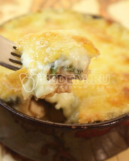 Рецепт жаркого под сыром