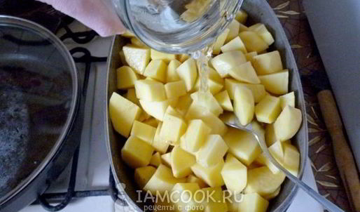 жаркое с грибами и печенью