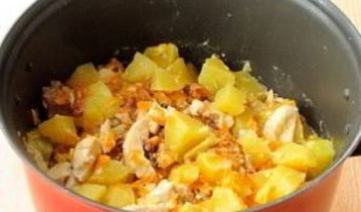 жаркое с грибами