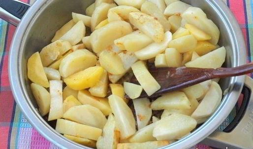 жаркое с курицей