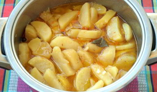 жаркое с курицей