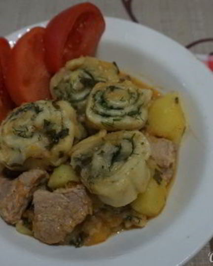 Рецепт жаркого с нудлями