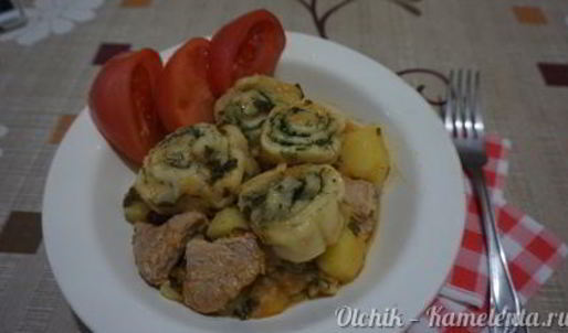 жаркое с нудлями