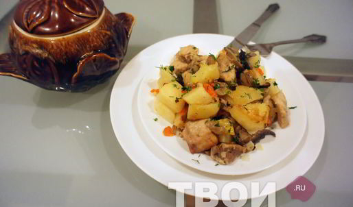 жаркое в горшочках