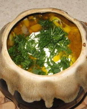 Жаркое в горшочке в духовке со свининой