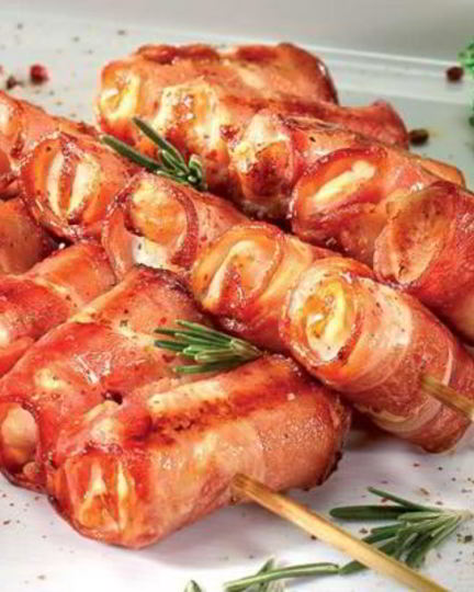 Рецепт жаркого в пивном маринаде и сырные шашлычки