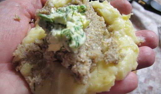 картофельные зразы по-киевски