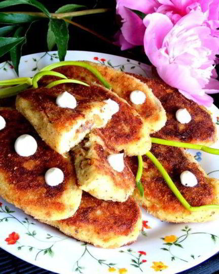 Рецепт картофельных зраз с печенью