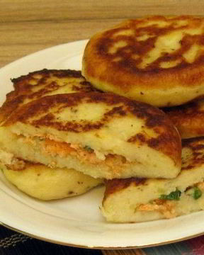 Картофельные зразы с рыбой