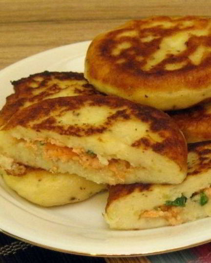 Рецепт картофельные зразы с рыбой