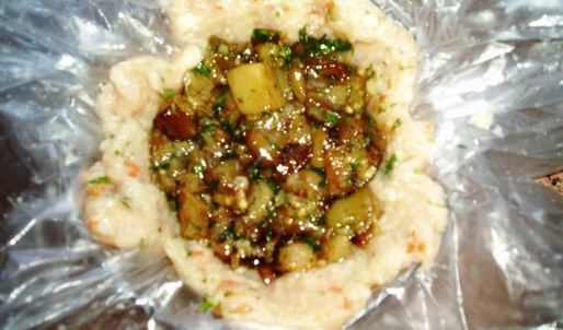 куриные зразы с баклажанами и сыром