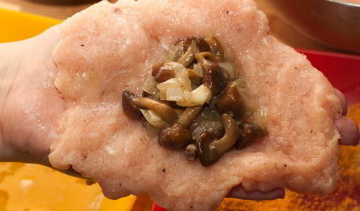 куриные зразы с грибами
