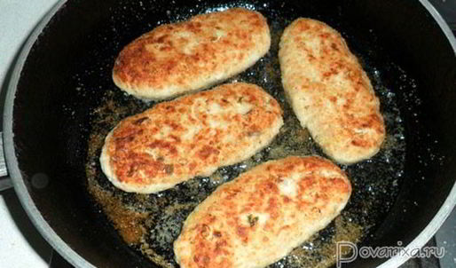 куриные зразы с начинкой из потрошков