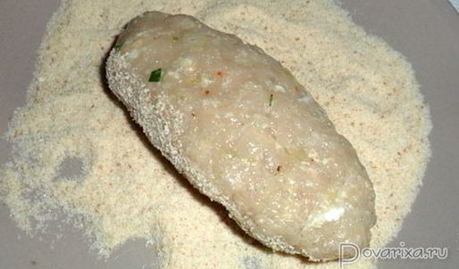 куриные зразы с начинкой из потрошков