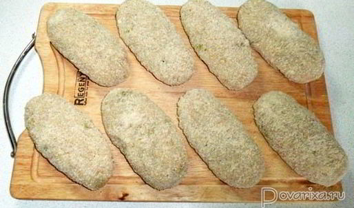 куриные зразы с начинкой из потрошков