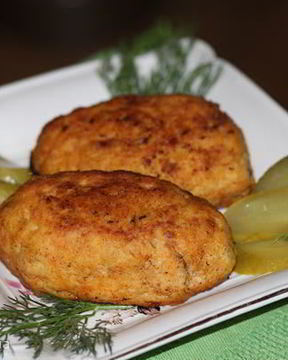 Рыбные зразы с грибами и сыром