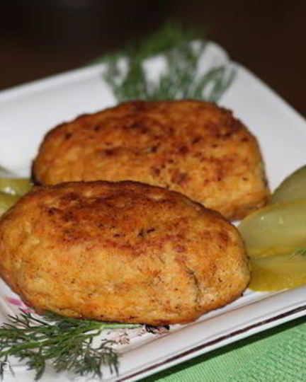 Рецепт рыбных зраз с грибами и сыром