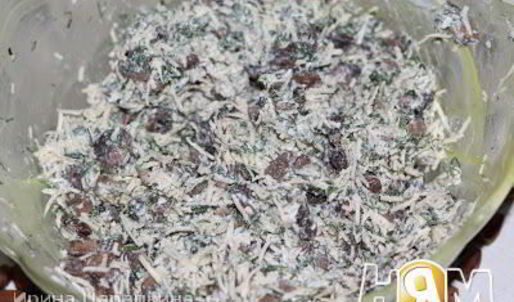 рыбные зразы с грибами и сыром