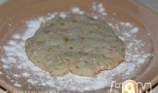 рыбные зразы с грибами и сыром