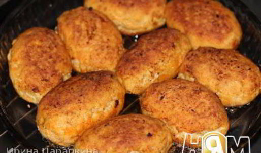 рыбные зразы с грибами и сыром