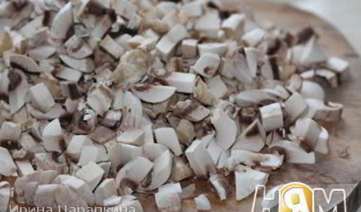 рыбные зразы с грибами и сыром