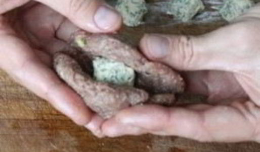 зразы из говядины с сыром на пару