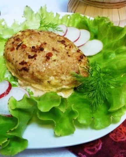 Рецепт зраз из кеты с начинкой из капусты и вешенок