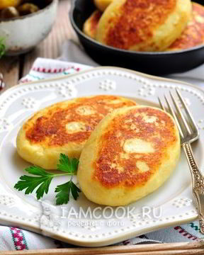 Зразы картофельные с капустой