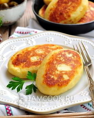 Зразы картофельные с капустой