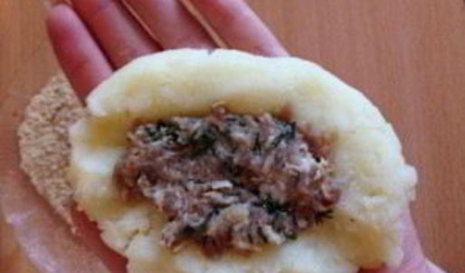 зразы картофельные с мясом в духовке